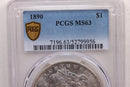 1890 Morgan Silver Dollar., PCGS MS-63., Store SALE