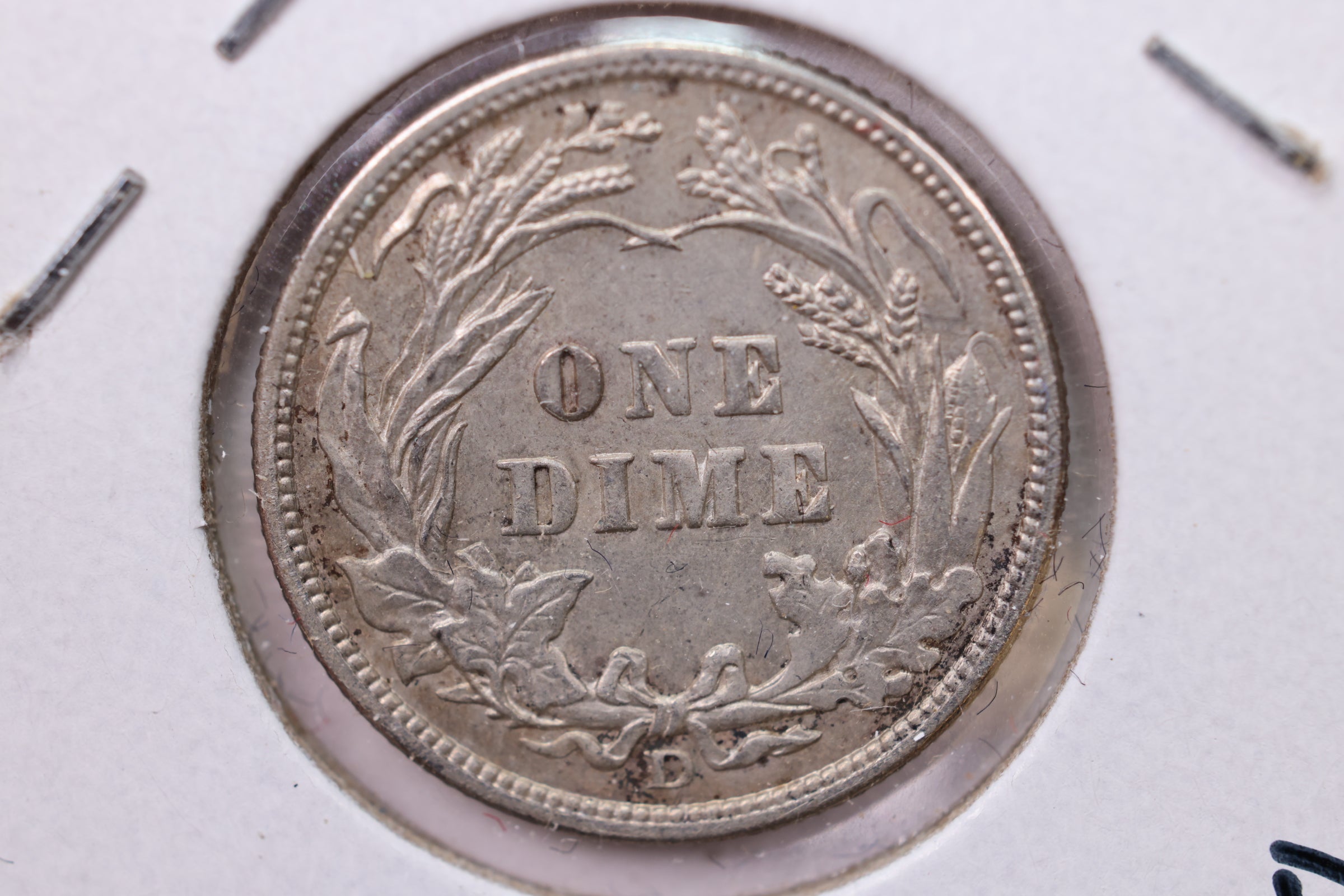 1911-D Barber Silver Dime., A.U., Store Sale #19579