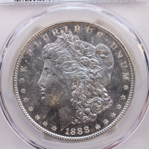 1888 Morgan Silver Dollar., PCGS MS-62., D.M.P.L., Store SALE #GDR0189.