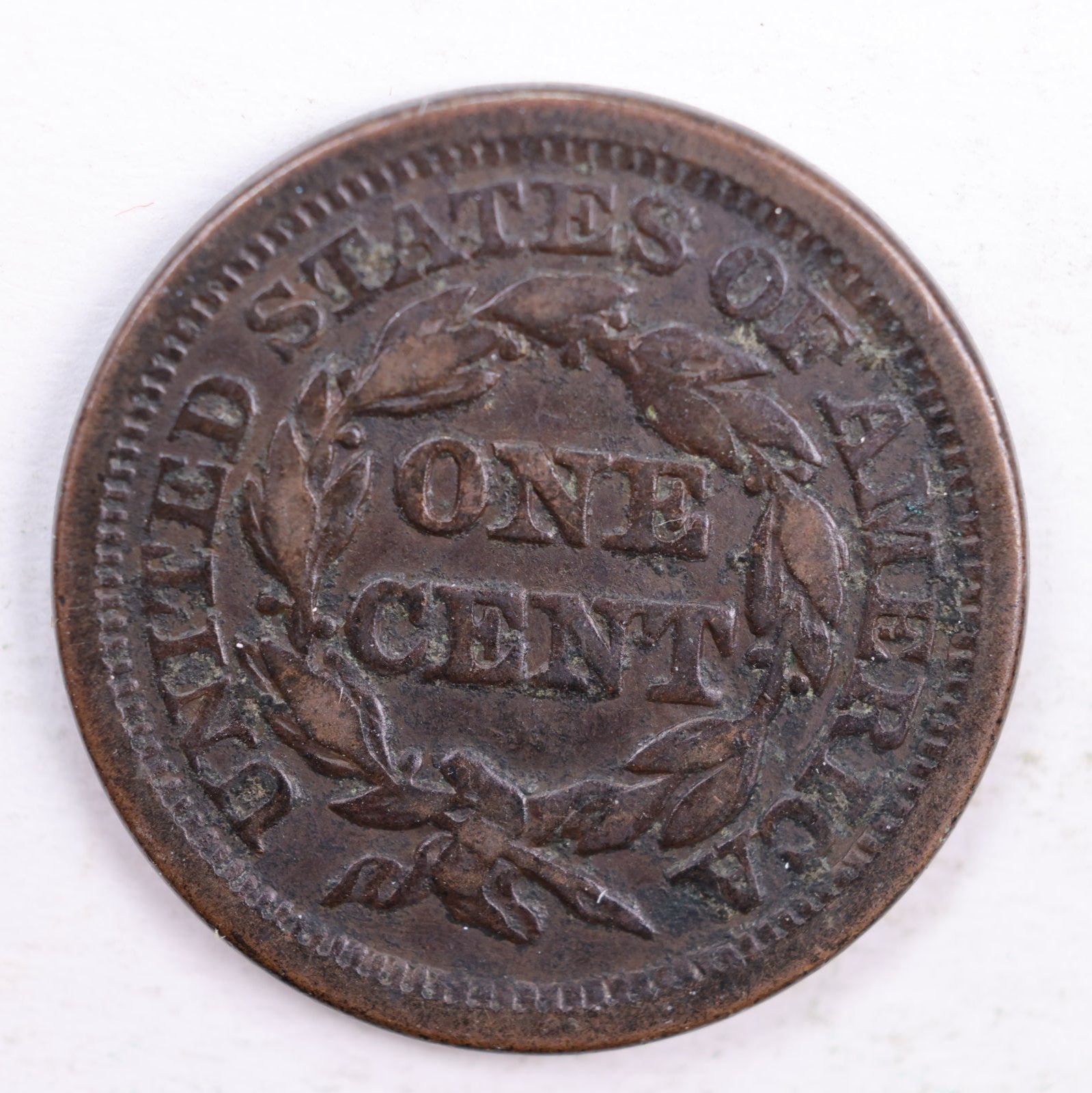 1848 Braided Hair Large Cent, Fine Circulated Coin, Store #CT0049