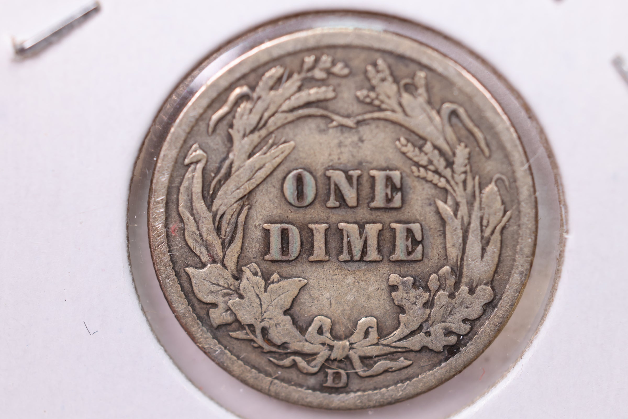 1911-D Barber Silver Dime., Fine., Store Sale #19584
