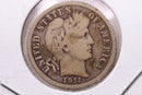 1911-D Barber Silver Dime., Fine., Store Sale