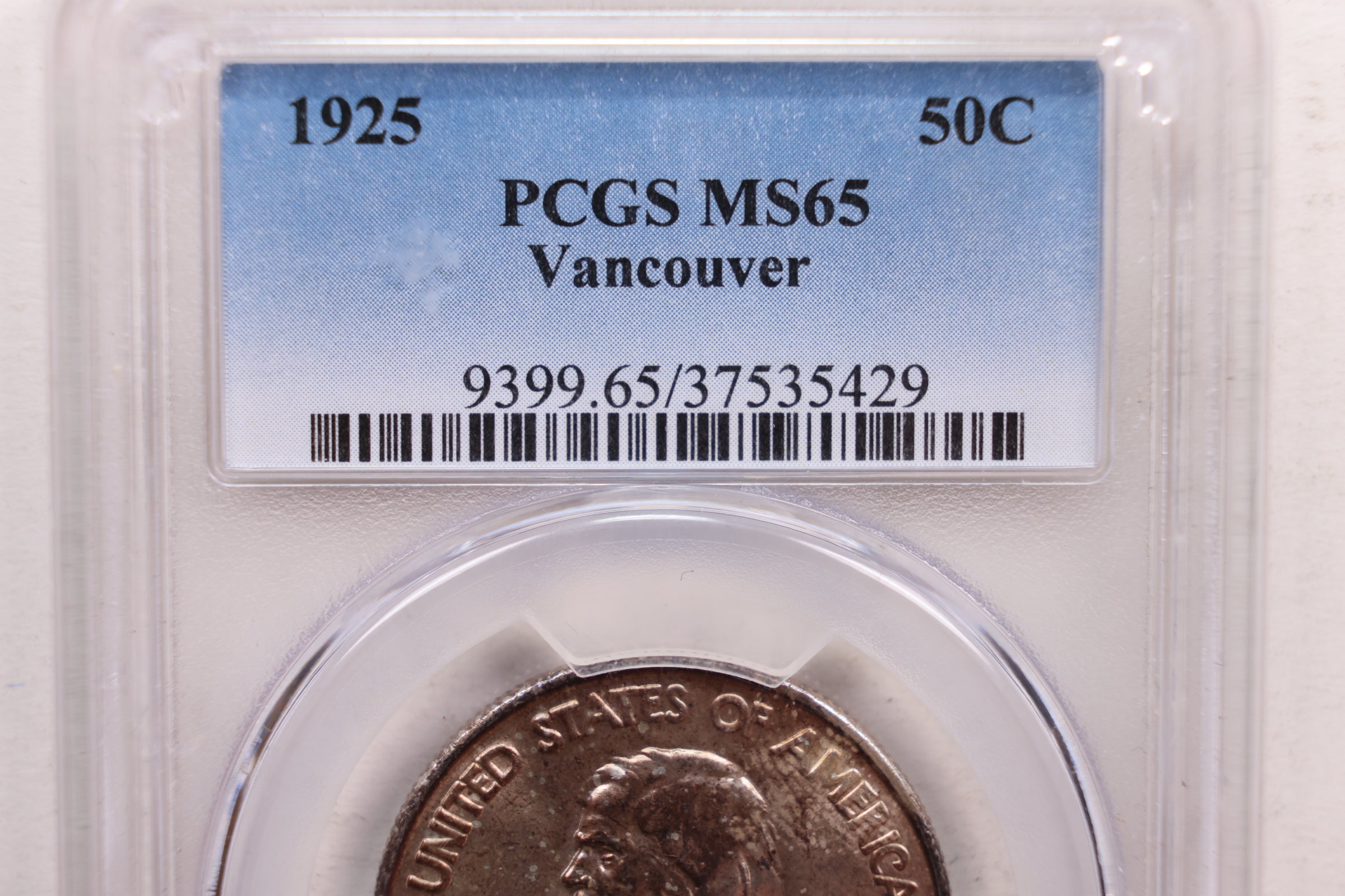 1925 Vancouver Commemorative., PCGS MS-65., Store SALE #GEC0042