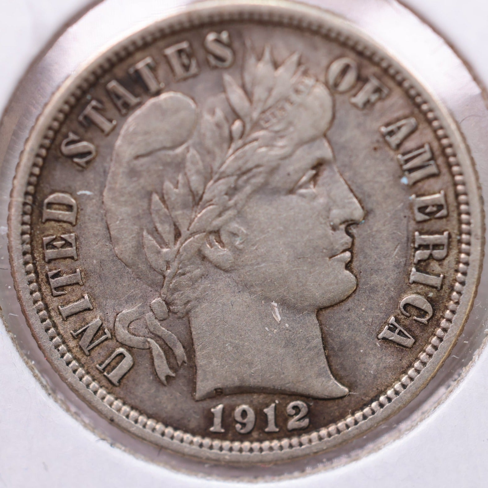 1912 Barber Silver Dime., X.F., Store Sale #19592