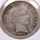 1912 Barber Silver Dime., X.F., Store Sale
