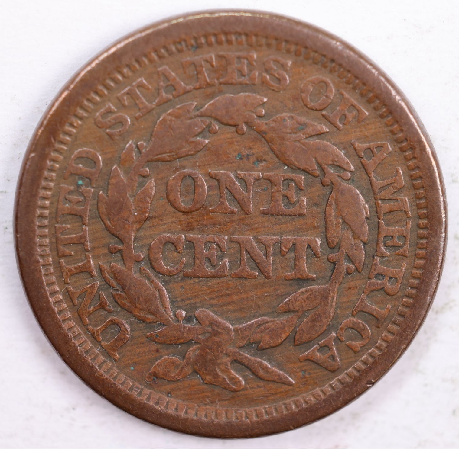 1853 Braided Hair Large Cent, Very Fine Circulated Coin, Store Sale #CT0144
