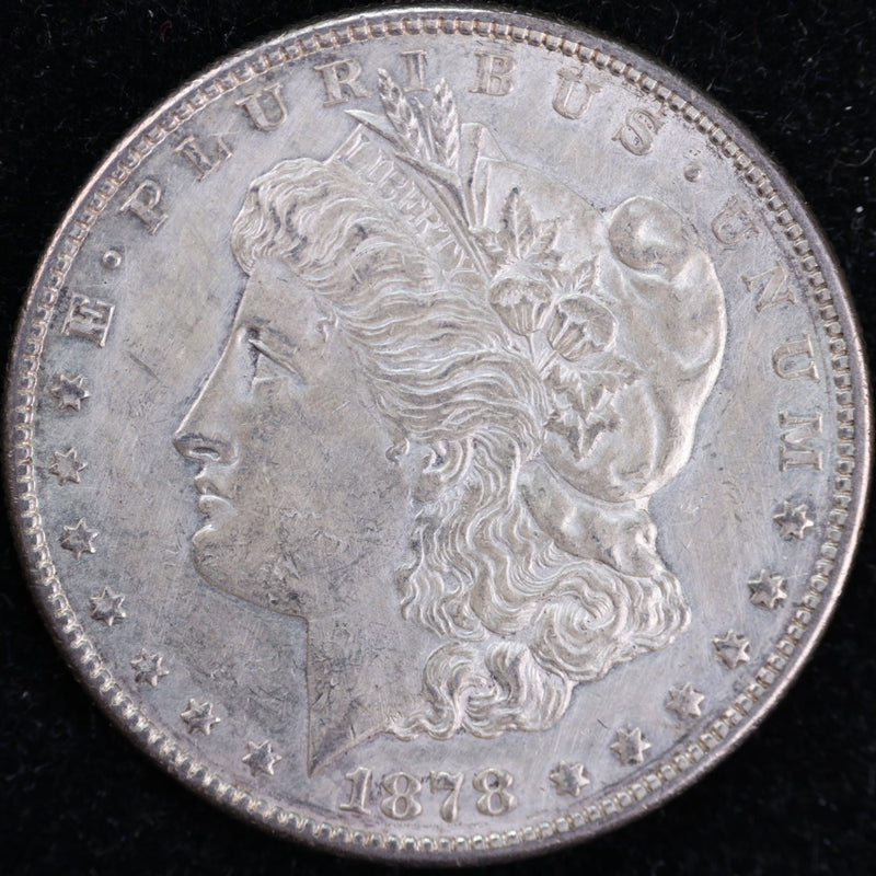 1878-S Morgan Silver Dollar, Gem Mint State Uncirculated Coin, Store