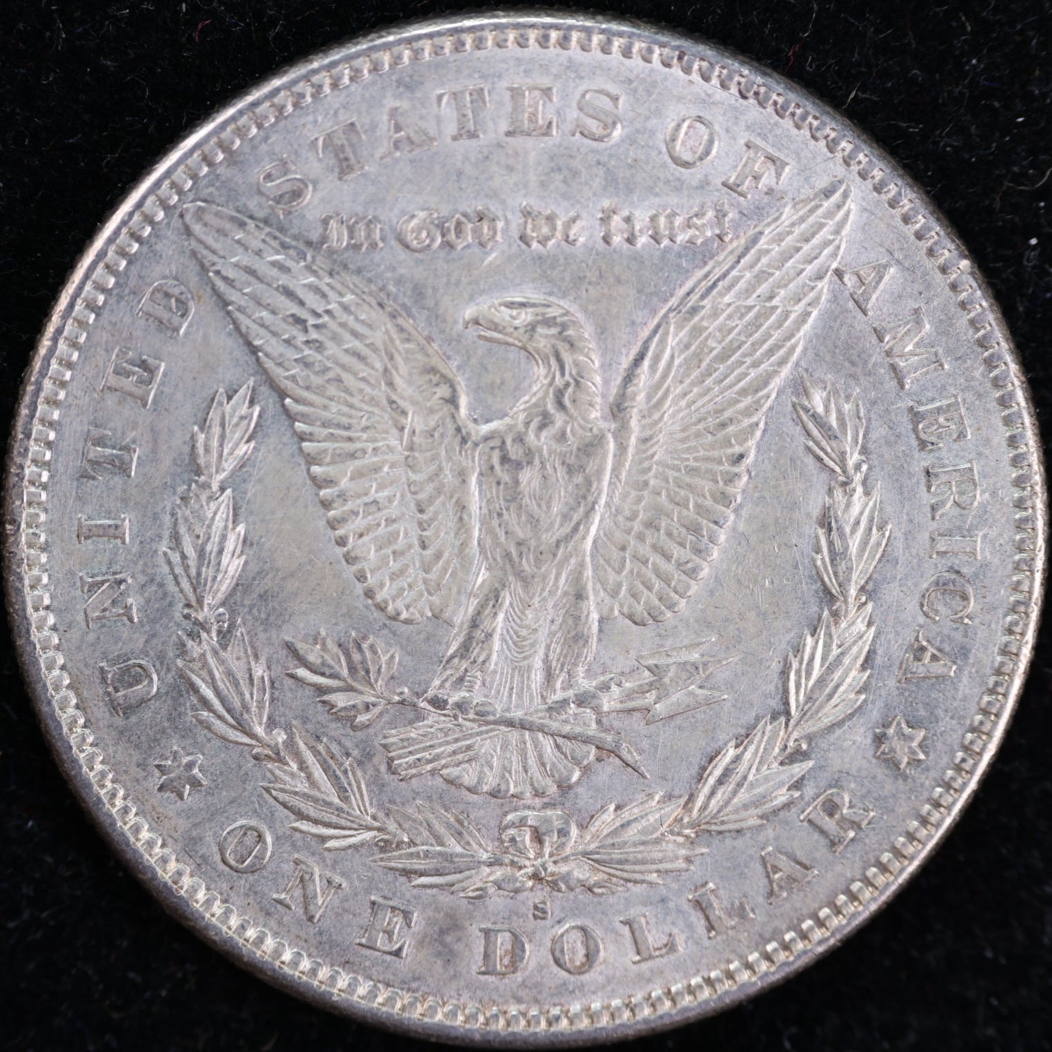 1878-S Morgan Dollar, Mint State Uncirculated Coin, Store #DR0126