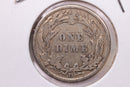 1912-D Barber Silver Dime., V.F+., Store Sale