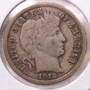 1912-D Barber Silver Dime., V.F., Store Sale