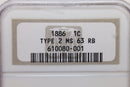 1886 Indian Head Cents., Type-2., NGC Certified MS-63 R/B., Store