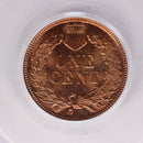1901 Indian Head Cents., PCGS MS65, Red., Green CAC., Store