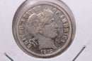 1912-D Barber Silver Dime., V.F., Store Sale