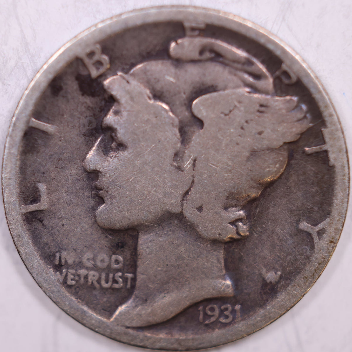 1931 Mercury Dime, Good Circulated Coin, Store #DE1030
