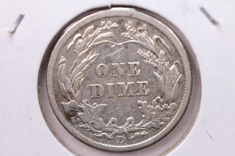 1912-D Barber Silver Dime., V.F., Store Sale