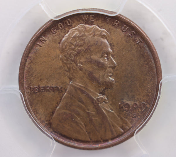 1909-S V.D.B Lincoln Wheat Cents., PCGS MS-63 Brown., Store #GCT042.
