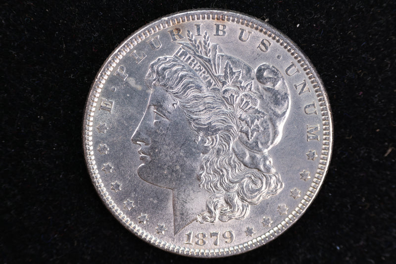 1879 Morgan Silver Dollar. Nice Un-Circulated Coin. Store