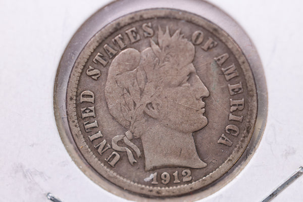 1912-D Barber Silver Dime., Fine., Store Sale #19603