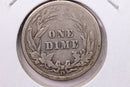 1912-D Barber Silver Dime., Fine., Store Sale