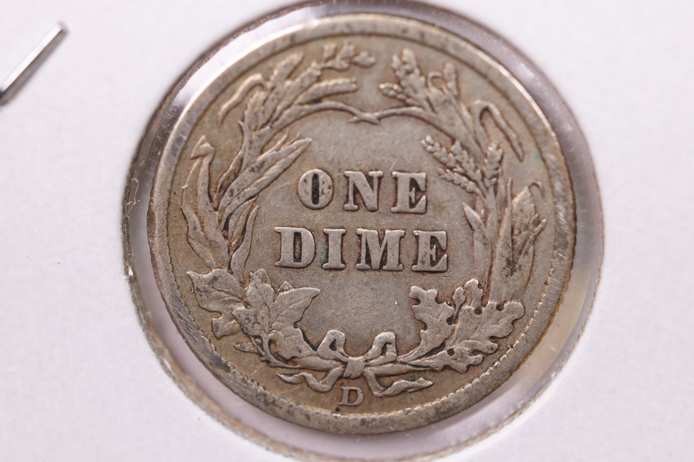 1912-D Barber Silver Dime., Fine., Store Sale #19606