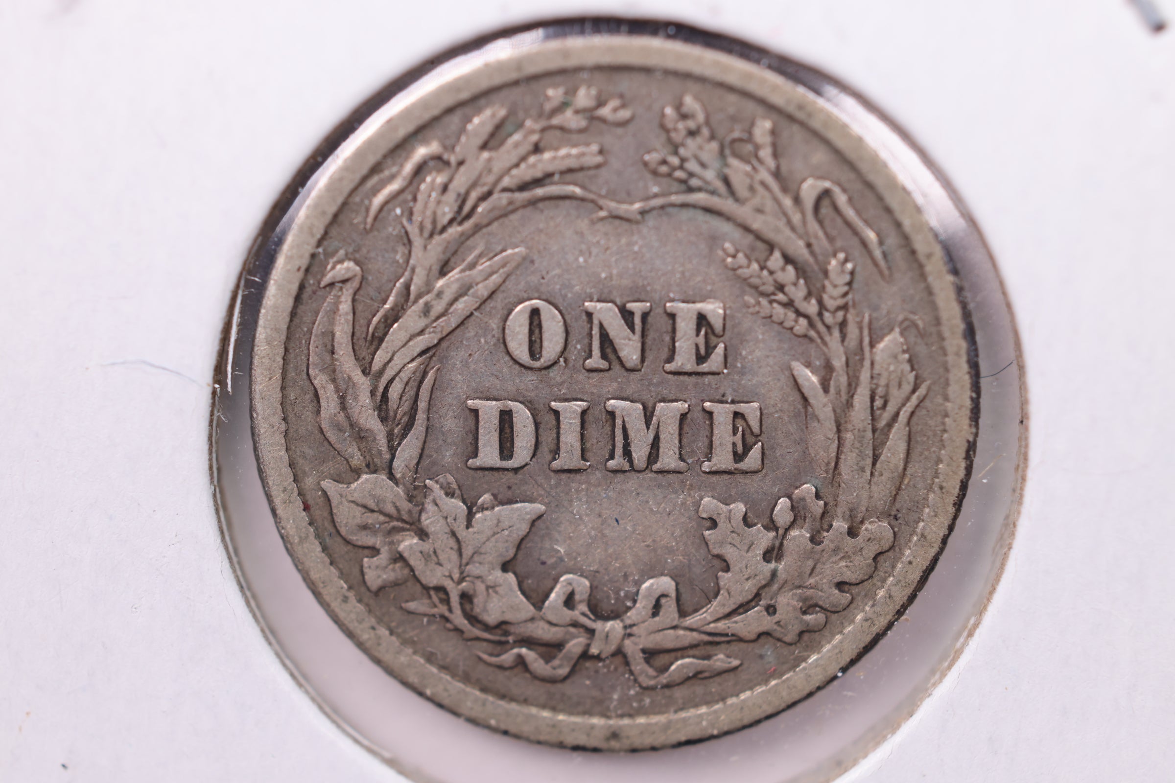 1912-D Barber Silver Dime., Fine., Store Sale #19607