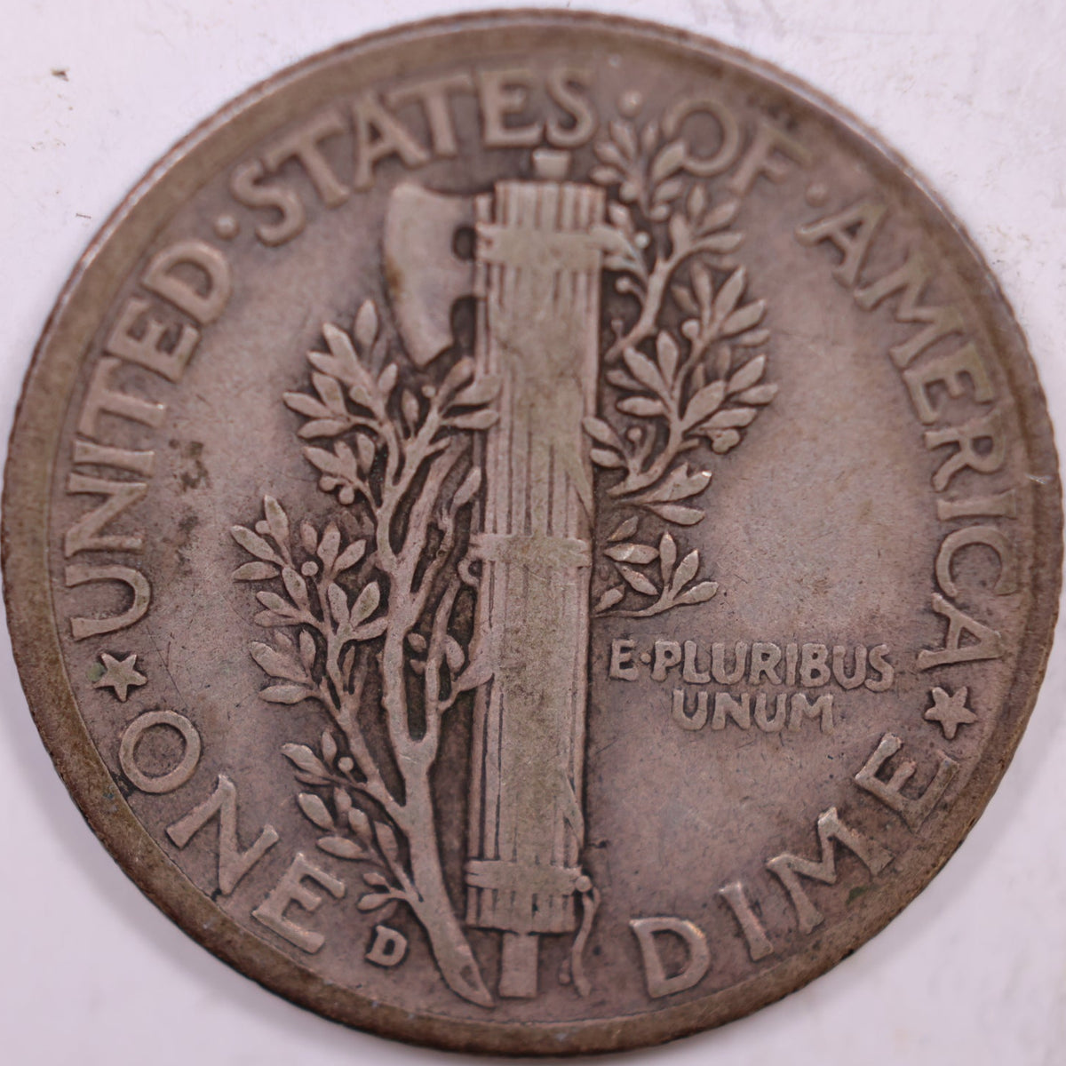 1938 Mercury Dime, Fine Circulated Coin, Store #DE1038
