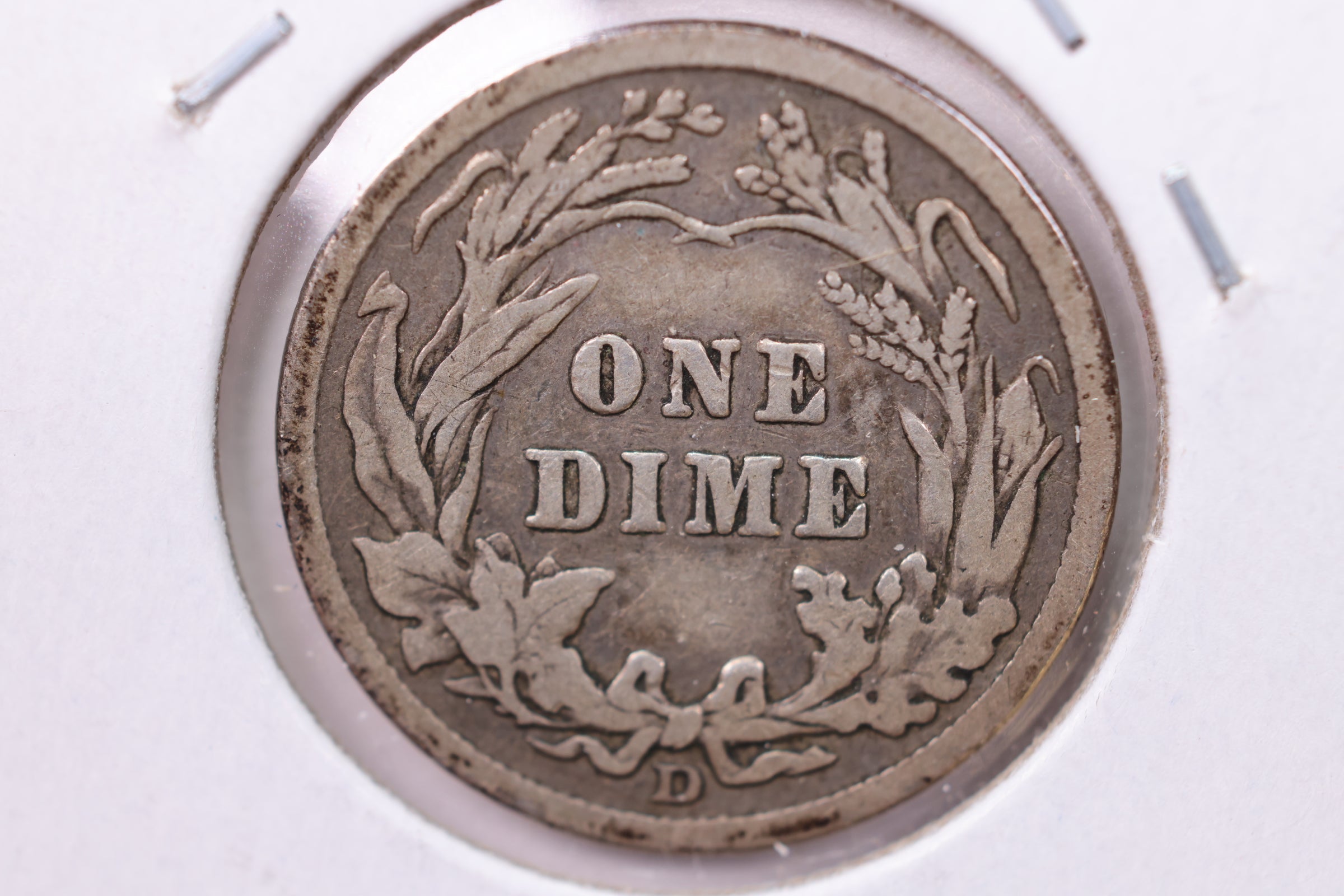 1912-D Barber Silver Dime., Fine., Store Sale #19609