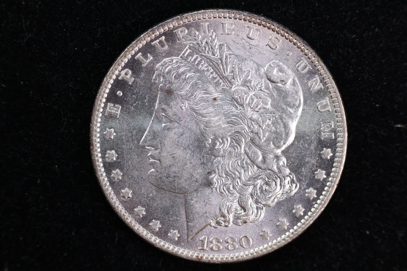 1880-O Morgan Silver Dollar, Brilliant Mint State., Store