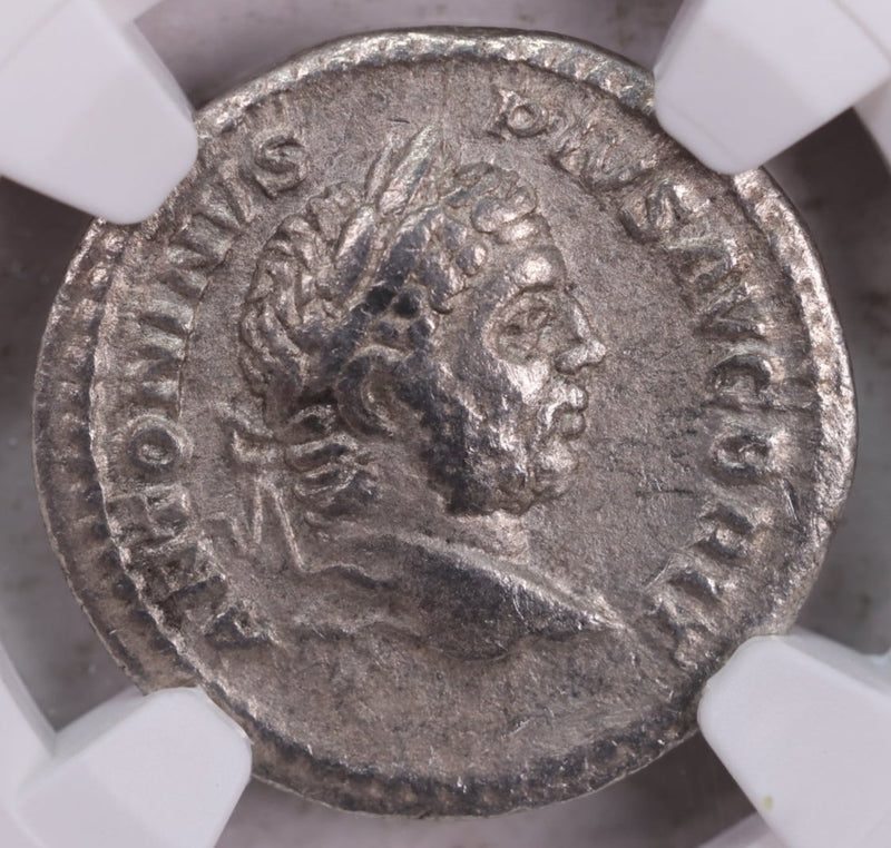 Roman Empire., A.D., 198-217., NGC Certified Very Fine., Store