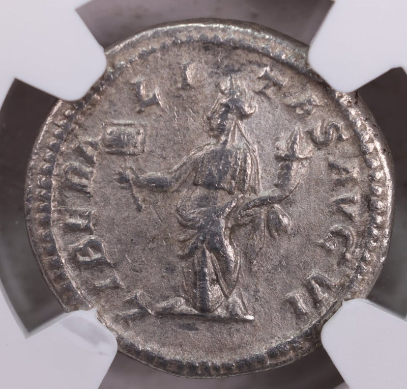 Roman Empire., A.D., 198-217., NGC Certified Very Fine., Store
