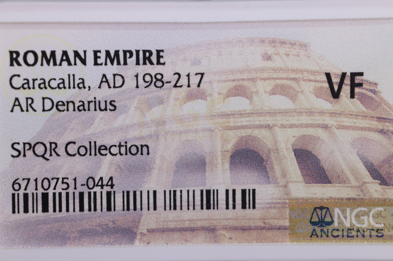 Roman Empire., A.D., 198-217., NGC Certified Very Fine., Store