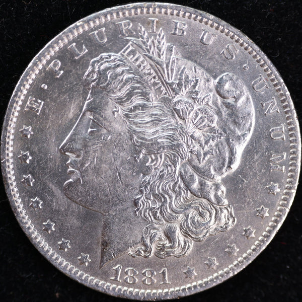 1881-O Morgan Silver Dollar, Gem Mint State Uncirculated Coin, Store #DR0178