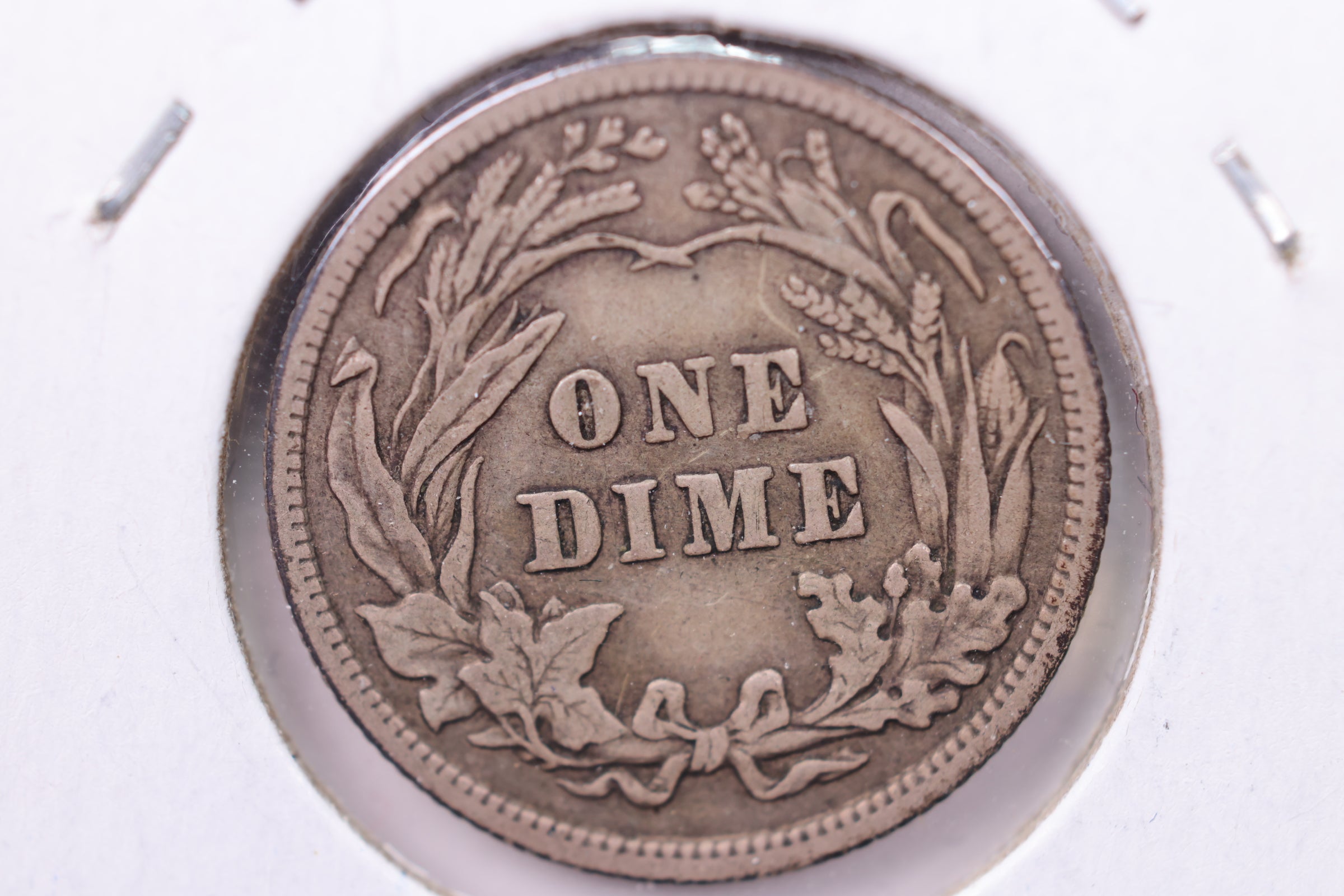 1913 Barber Silver Dime., V.F., Store Sale #19618