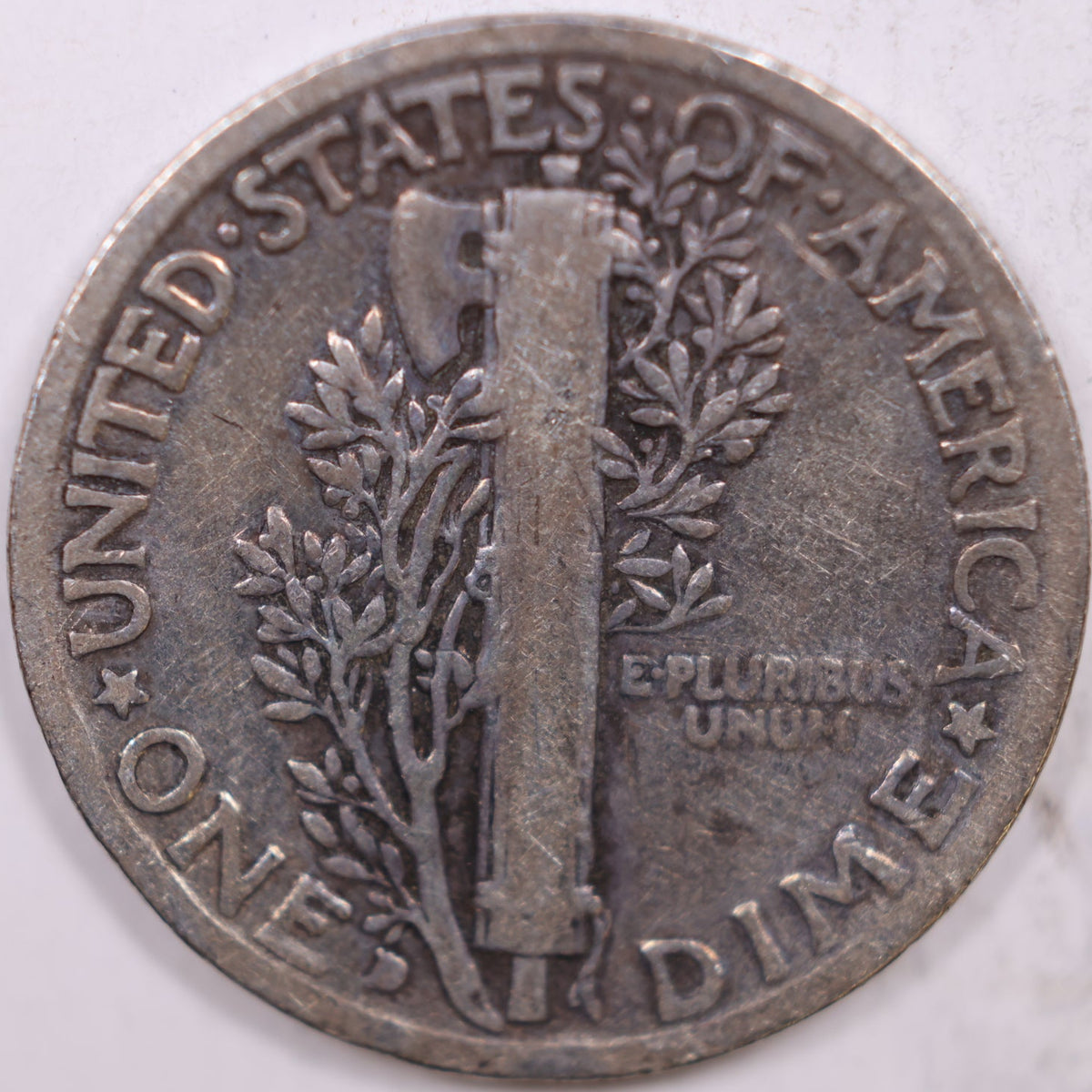 1934-D Mercury Dime, Very Good+ Circulated Coin, Store #DE1048