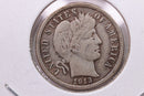 1913 Barber Silver Dime., V.F., Store Sale