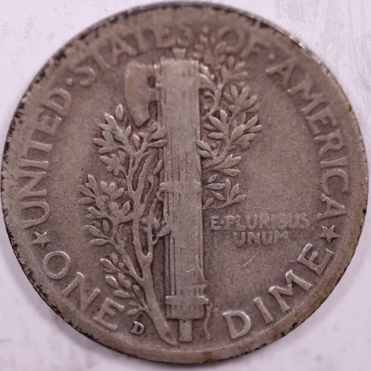 1935-D Mercury Dime, Fine Circulated Coin, Store #DE1051