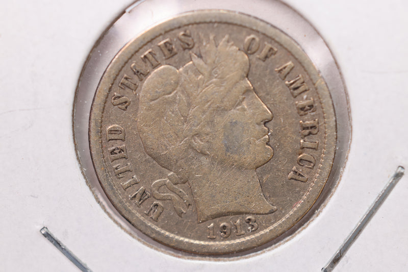 1913 Barber Silver Dime., Fine., Store Sale