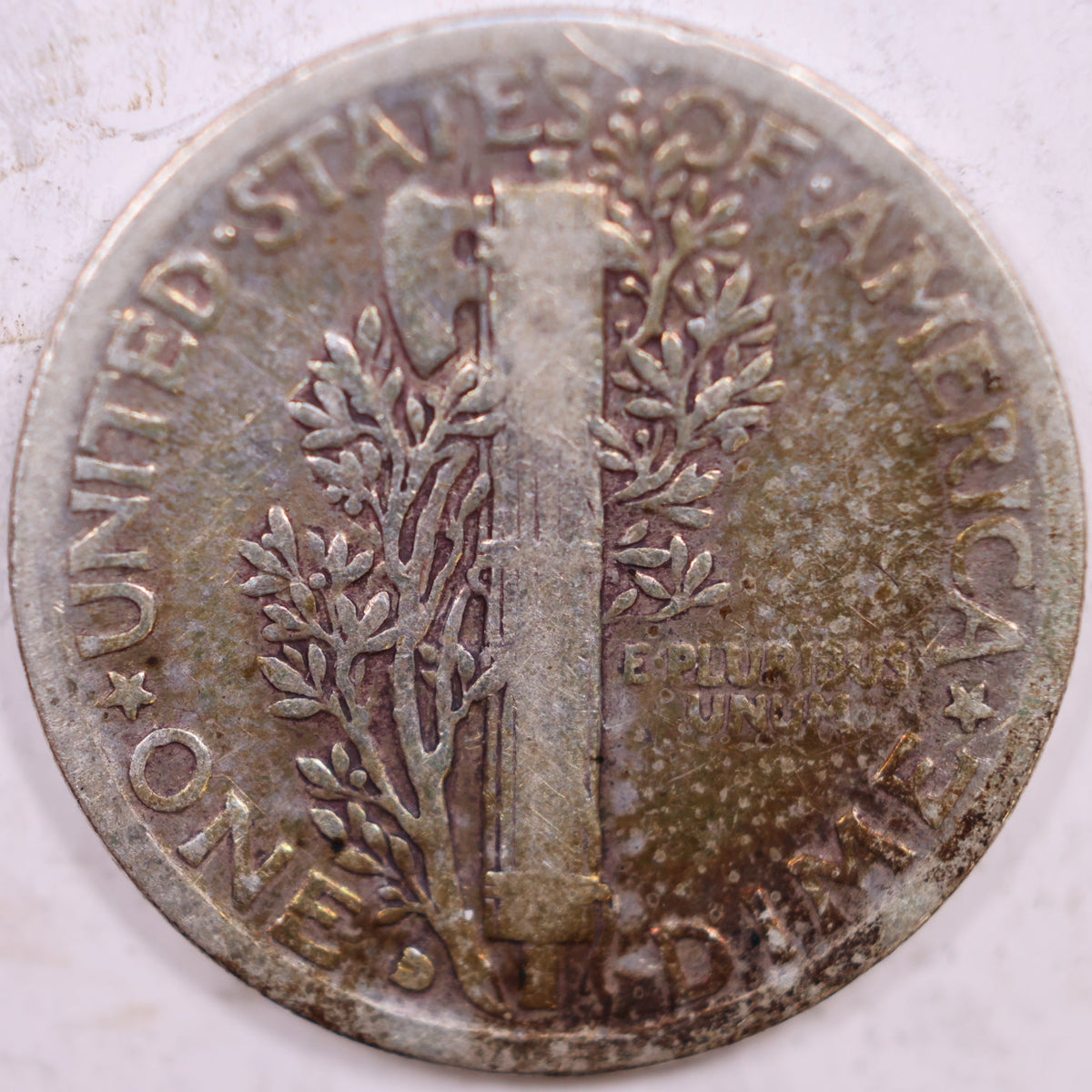 1935-D Mercury Dime, Fine+ Circulated Coin, Store #DE1053