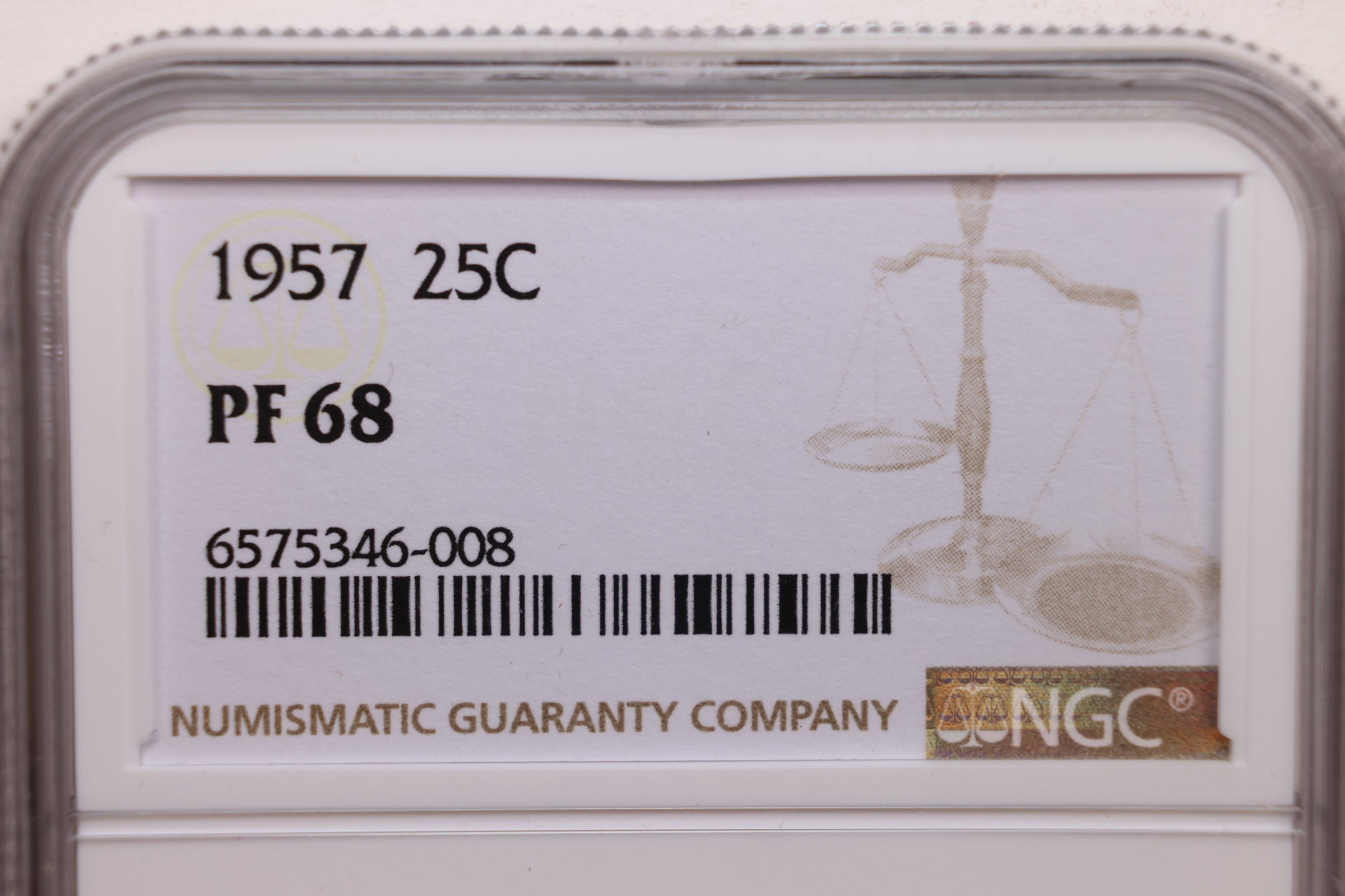 1957 Washington Silver Quarter., PCGS Proof-68., STORE #GQR026.