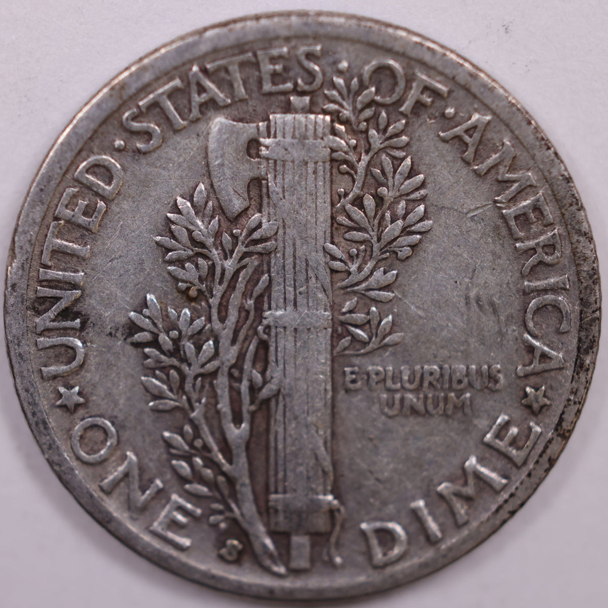 1936-S Mercury Dime, Very Fine+ Circulated Coin, Store #DE1063