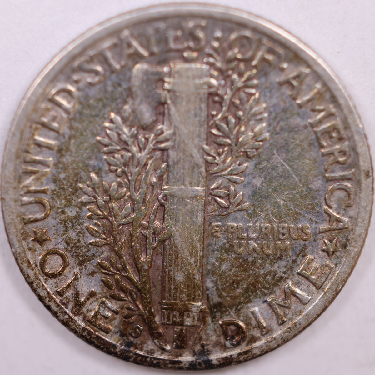 1936-S Mercury Dime, Extra Fine+ Circulated Coin, Store #DE1066