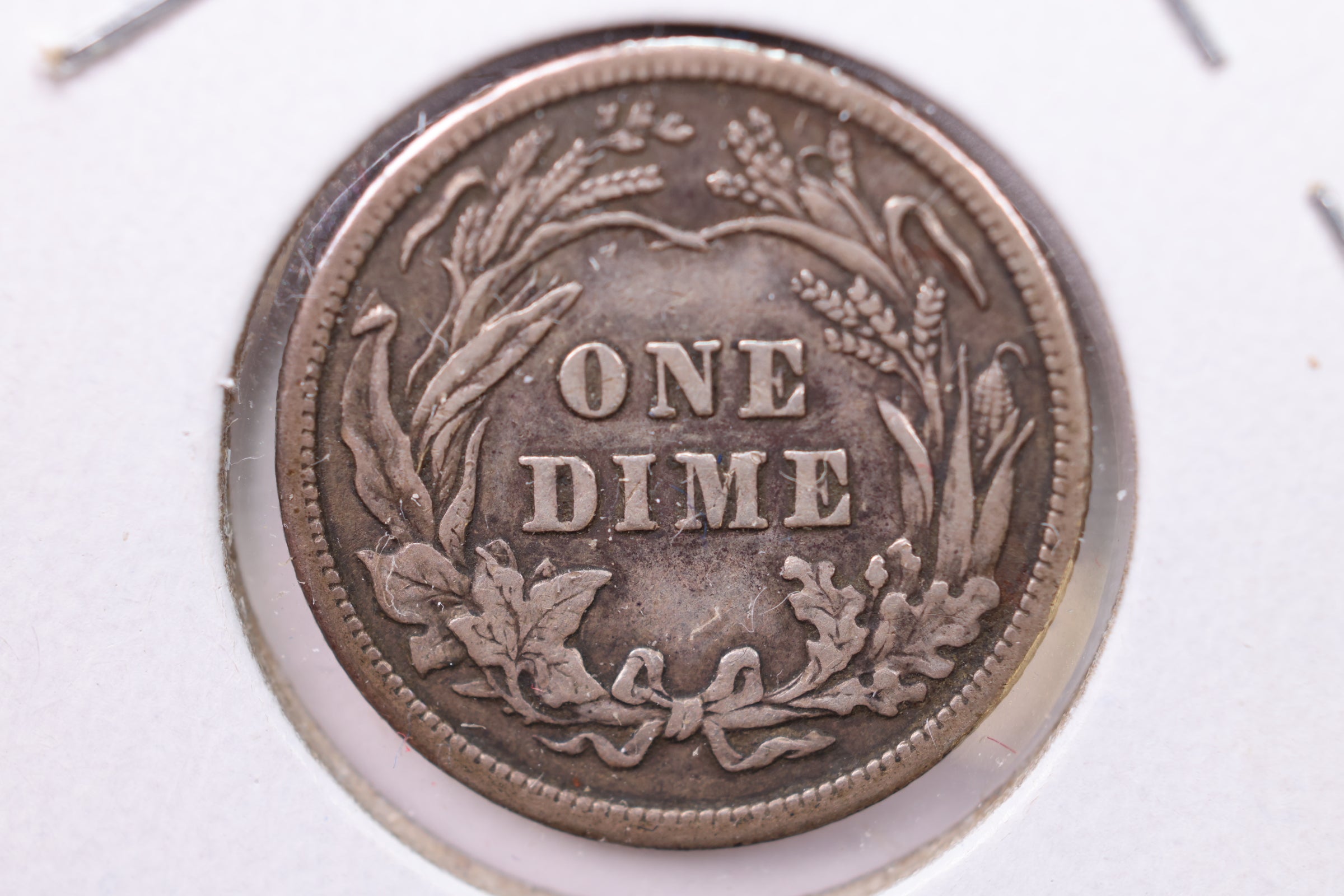 1914 Barber Silver Dime., V.F., Store Sale #19638