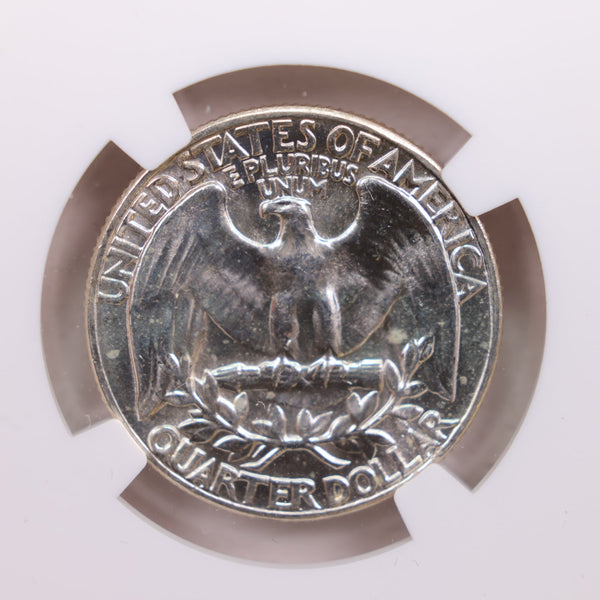 1959 Washington Silver Quarter., Type-B Reverse, NGC MS64., Store #GQR030.