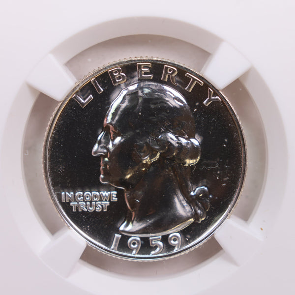 1959 Washington Silver Quarter., NGC Proof-68, STORE #GQR029.