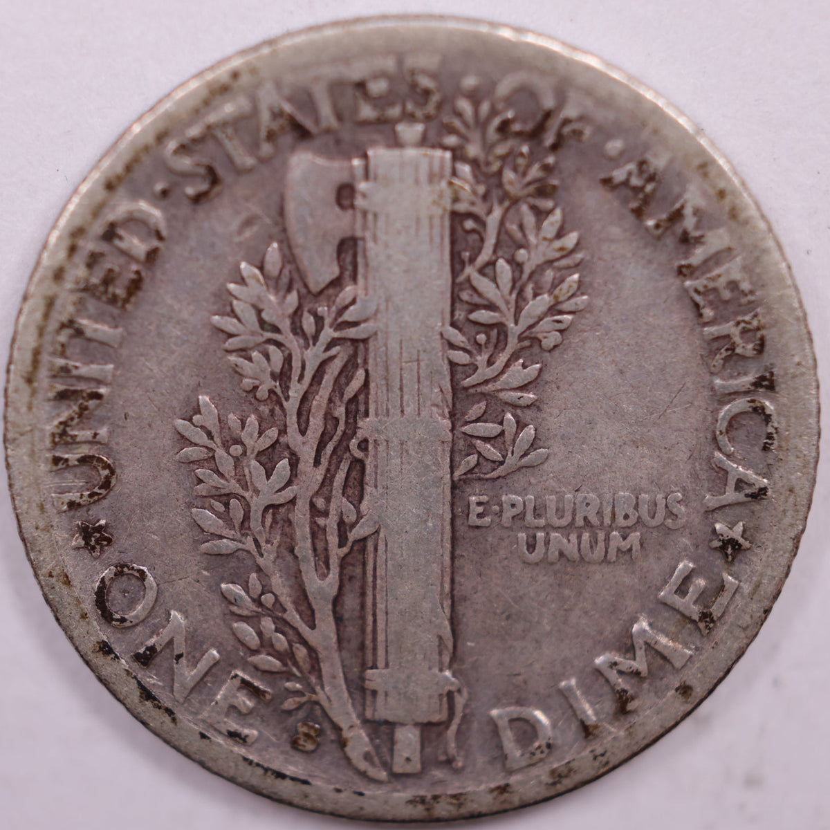 1939-S Mercury Dime, Very Good+ Circulated Coin, Store #DE1071