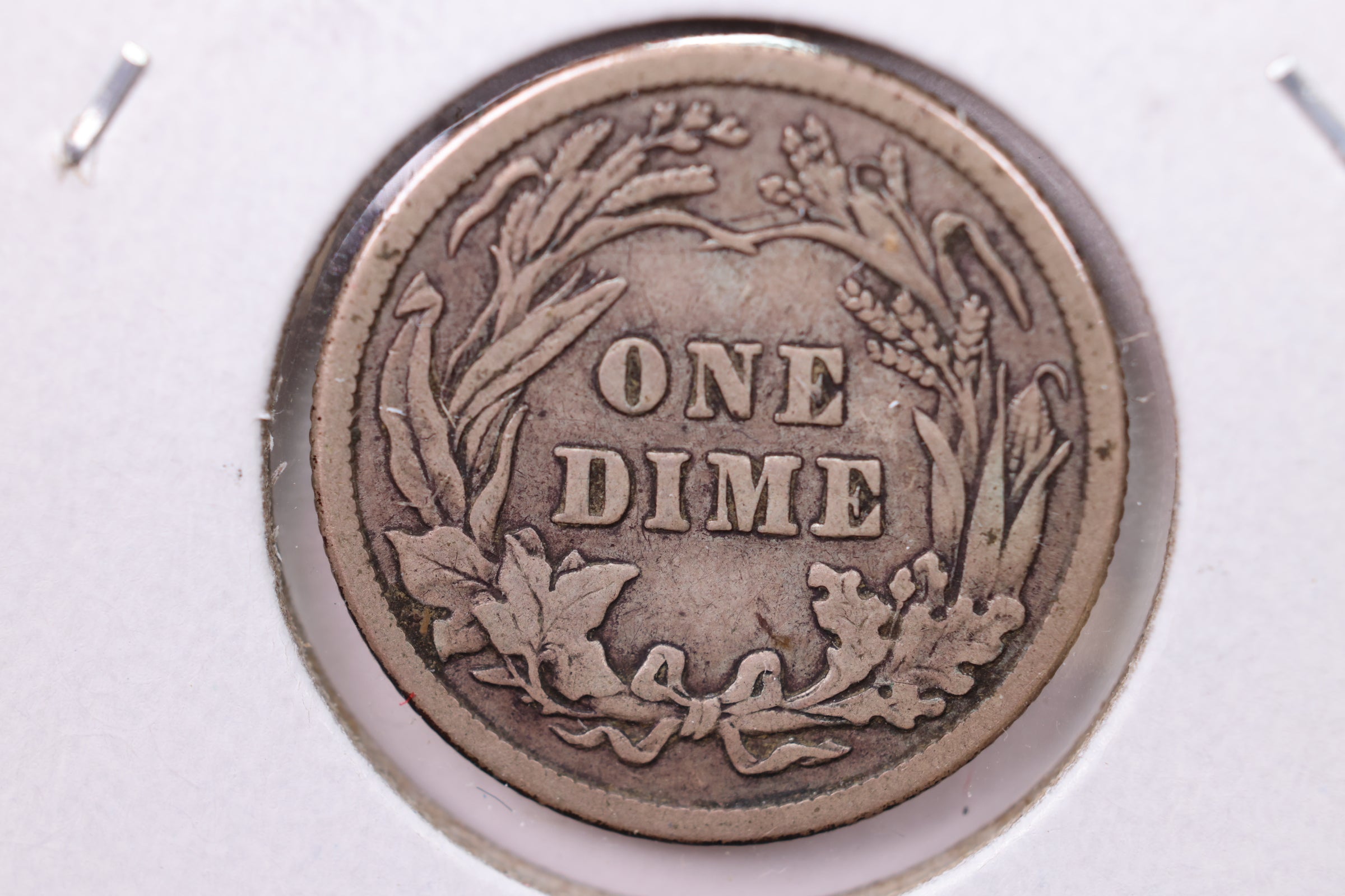 1914 Barber Silver Dime., V.F., Store Sale #19642