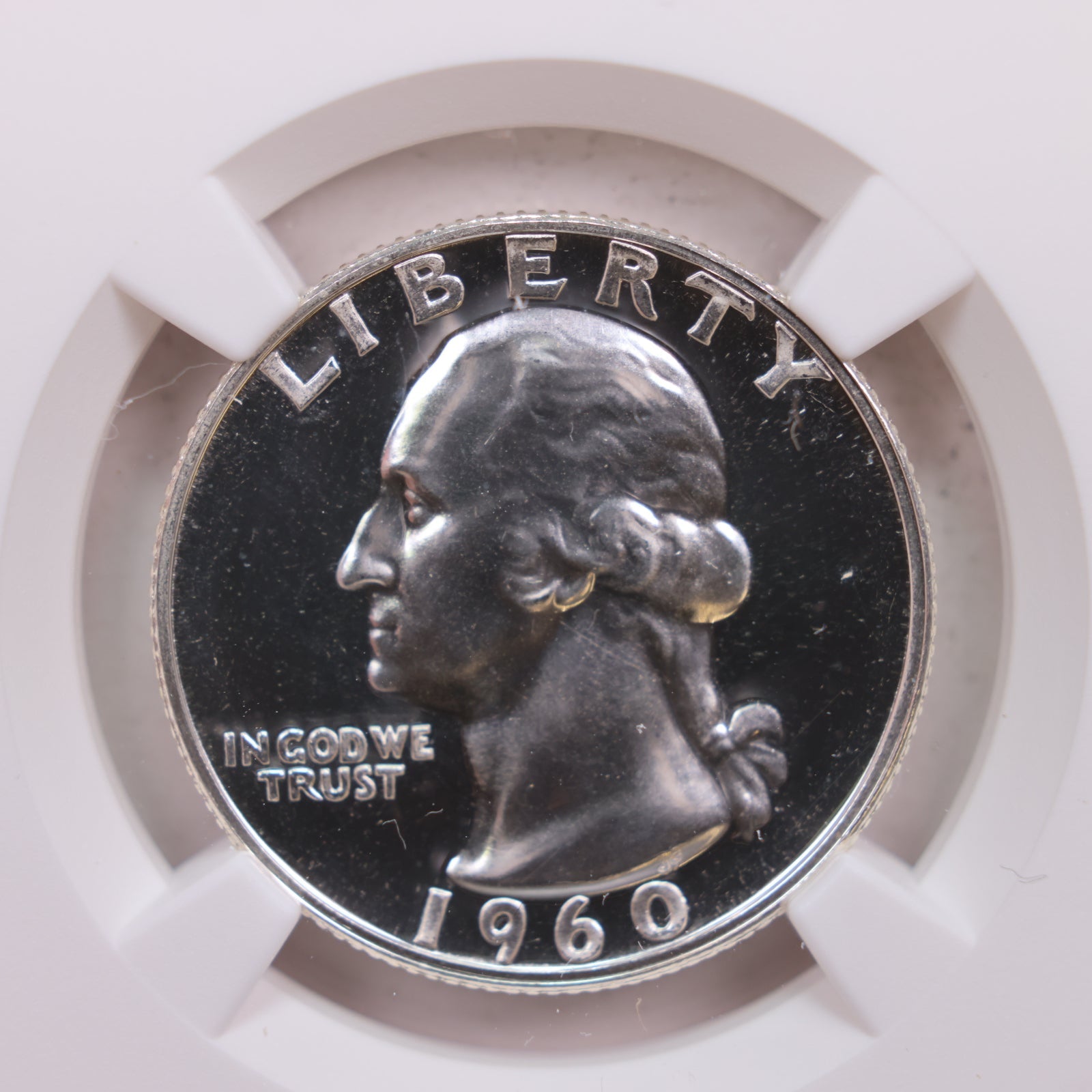 1960 Washington Silver Quarter., NGC PROOF-68., Store #GQR032.
