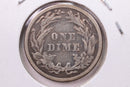 1914 Barber Silver Dime., V.F., Store Sale