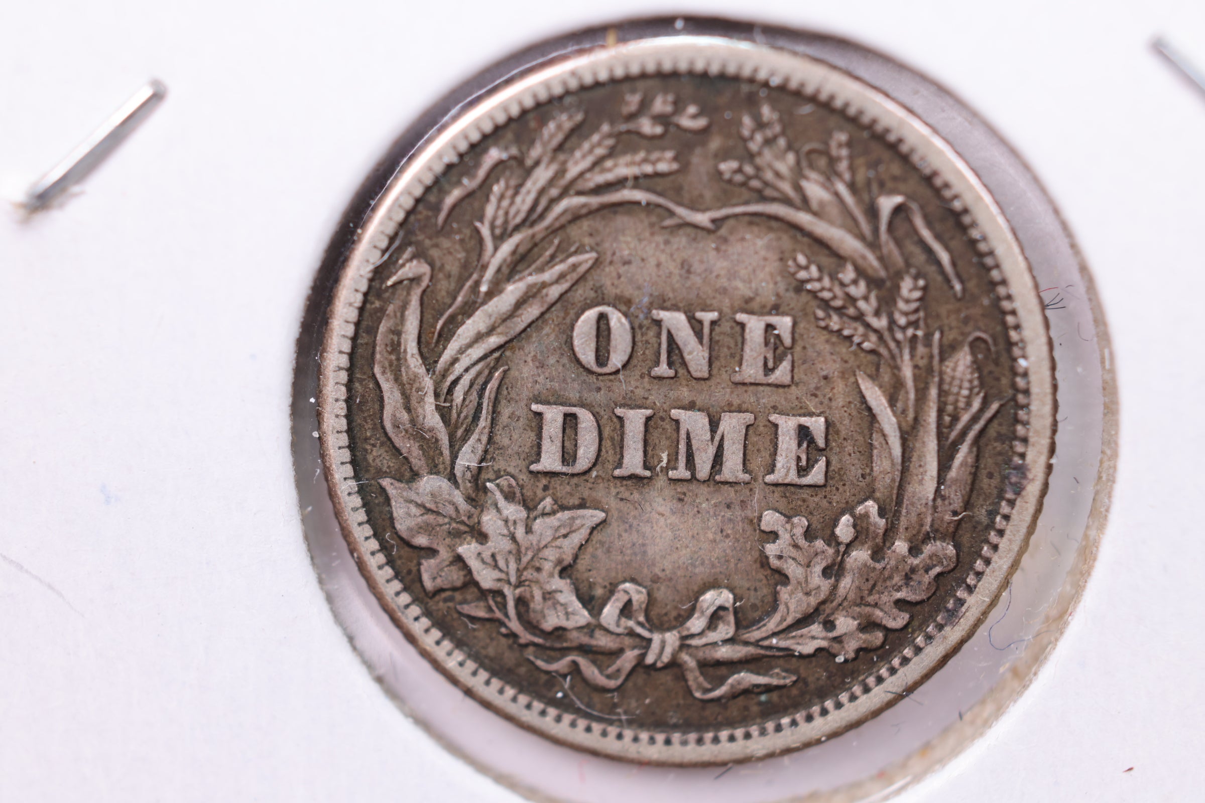 1914 Barber Silver Dime., V.F., Store Sale #19646