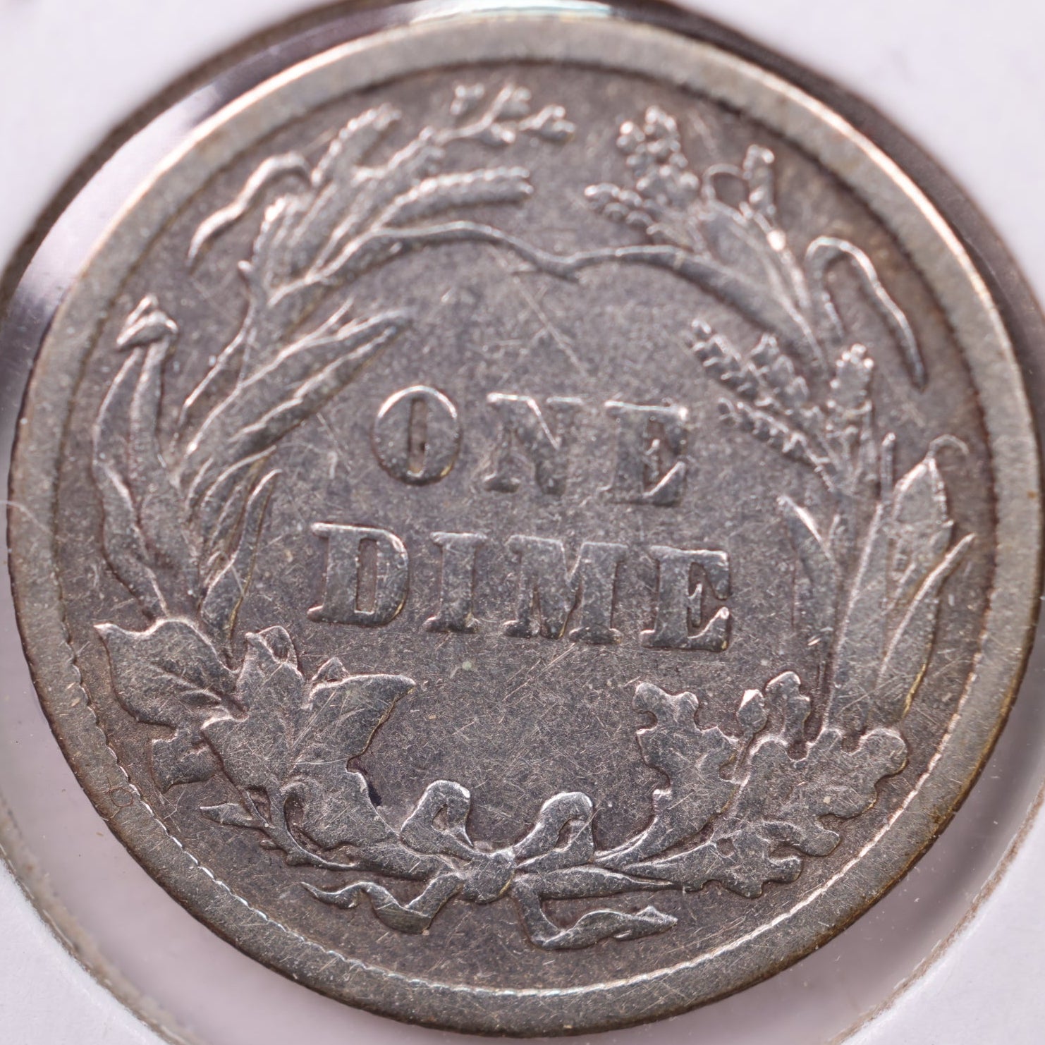 1914 Barber Dime, Fine Circulated Coin, Store #19648
